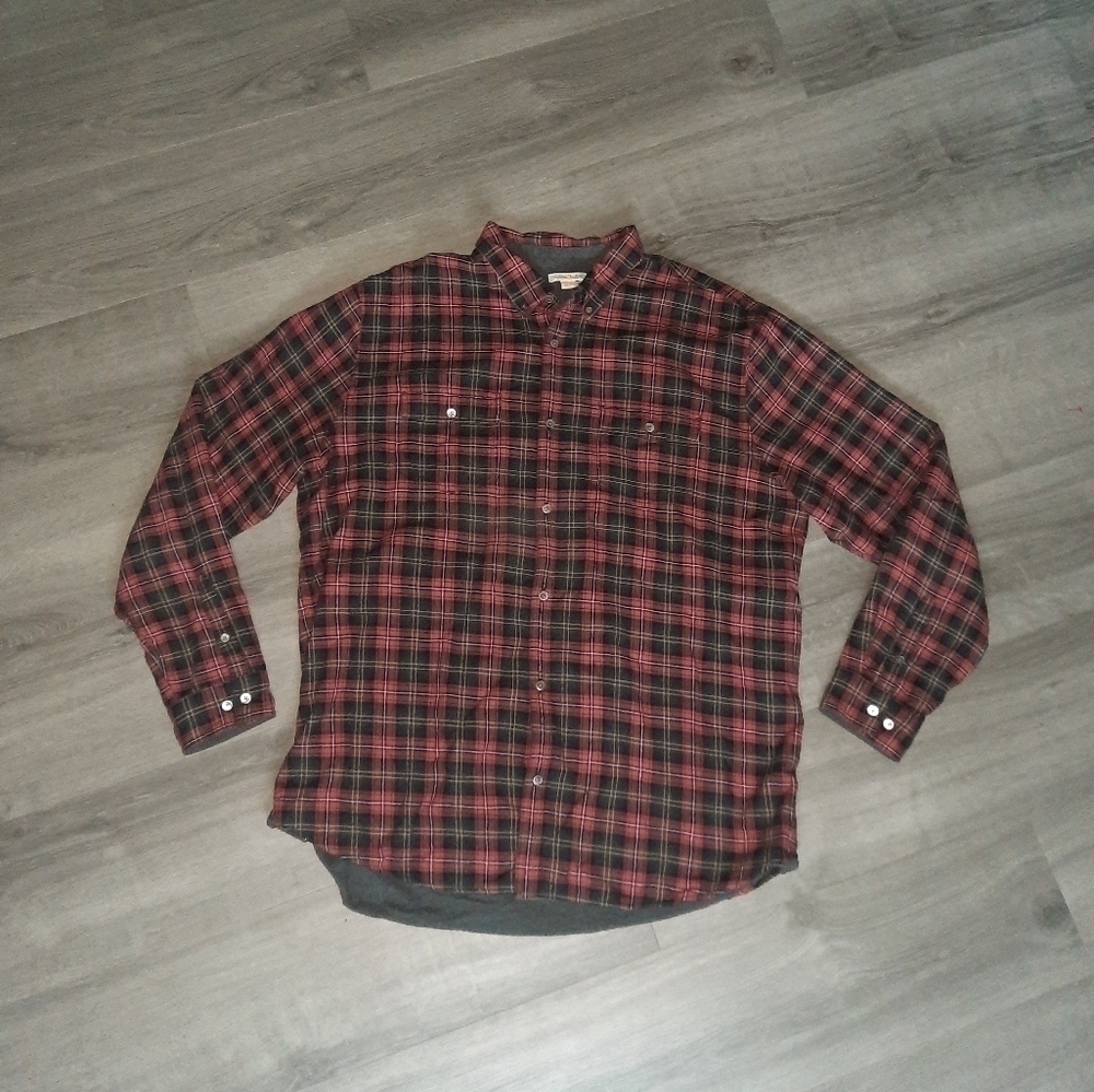 Carbon 2 Cobalt Button Up Flannel Long Sleeve - Picture 2 of 6